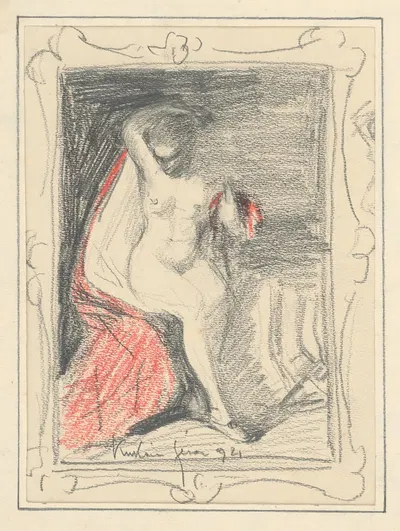 Kúpajúca sa by Гейза Куккан, 1921 — digital art print download