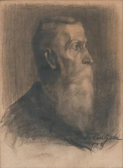 Portrét muža by Гейза Куккан, 1909 — digital art print download