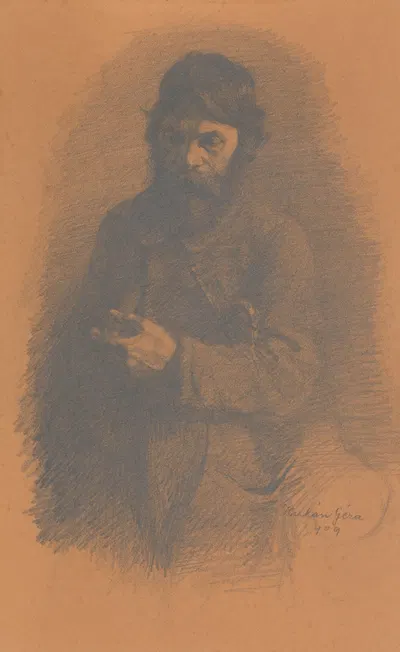 Portrét starca by Гейза Куккан, 1909 — digital art print download