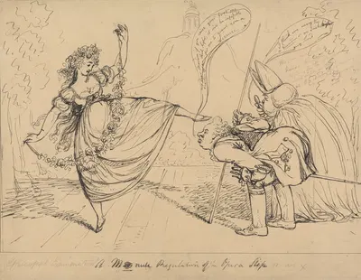 A Minute Regulation of the Opera Step by George Moutard Woodward — digital art print download