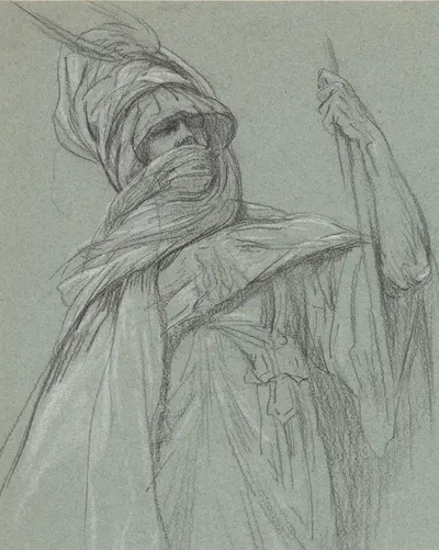 A Bedouin by Жорж Жюль Виктор Клерен — digital art print download