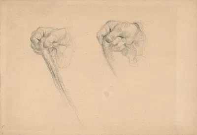 Hand with a Stick by Густав Мальи — digital art print download
