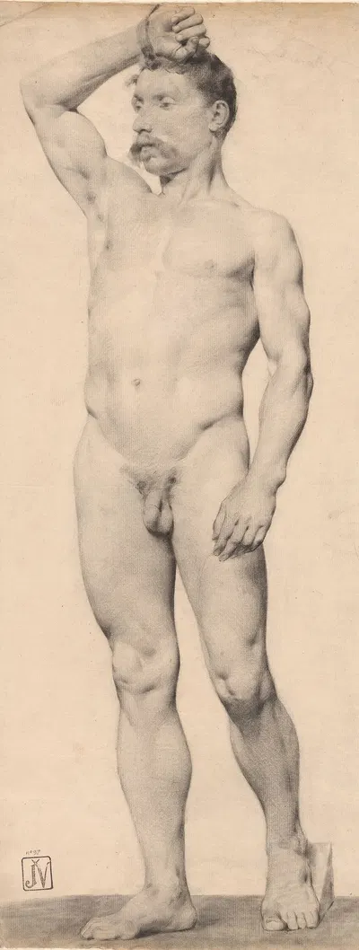 Standing Male Figure by Гюстав Буланже — digital art print download