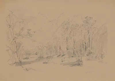 Landscape by Ян Новопаcky, 1886 — digital art print download