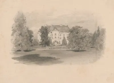 View of the Mansion from the Park by Ян Новопаcky — digital art print download