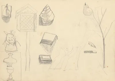 Sketchbook by Ján Thain, 1914 — digital art print download