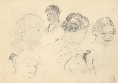 Sketchbook by Ján Thain, 1914 — digital art print download