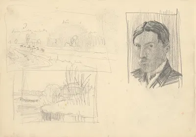 Sketchbook by Ján Thain, 1914 — digital art print download