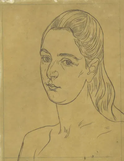 Portret van een jonge vrouw by Jan Veth, 1874 - 1925 — digital art print download
