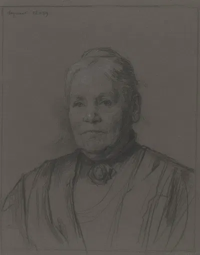 Portret van mevrouw M. Heering-Spakler by Jan Veth, 1874 - 1925 — digital art print download