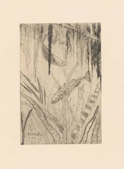 Vissen by Janus de Winter, 1892 - 1951 — digital art print download