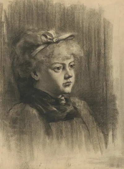 Podobizeň dievčaťa by Юлиус Эдер, 1894–1899 — digital art print download