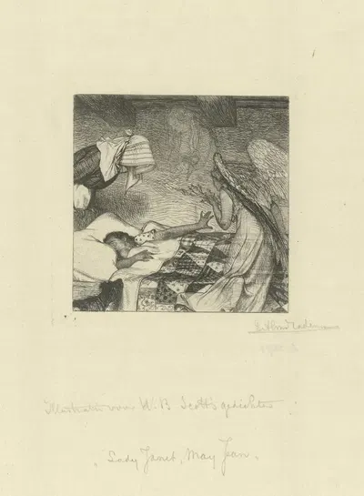 Dromende vrouw by Лоуренс Альма-Тадема, 1875 — digital art print download