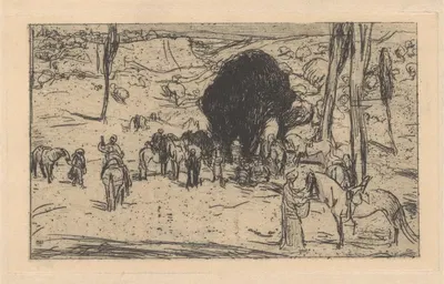 Ruiterij by Мариус Бауэр, 1889 — digital art print download