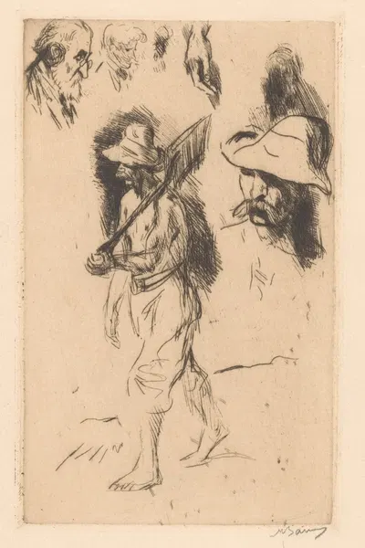 Voorstellingen met menselijke figuren by Мариус Бауэр, 1877 - 1932 — digital art print download