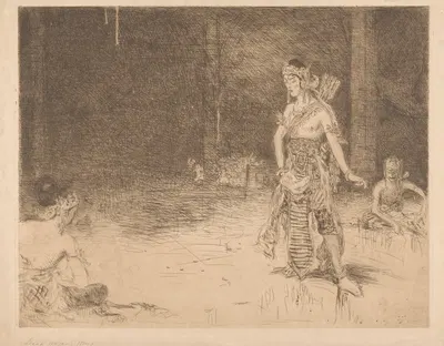 Wajang Wong. by Мариус Бауэр, 1926 — digital art print download