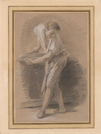 A Carpenter by Nicolas Bernard Lépicié — digital art print download