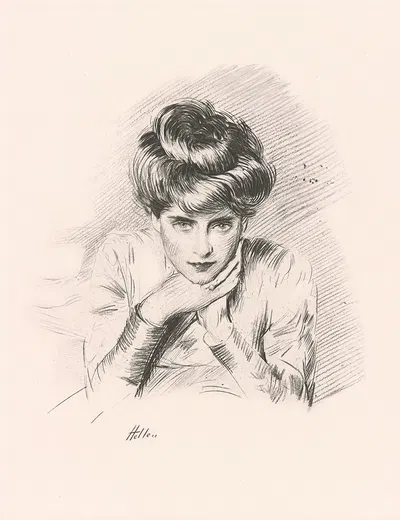 Portraits of the Artist's Wife by Поль Сезар Элью — digital art print download
