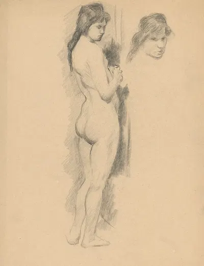 Female Nude by Штефан Полкораб, 1935 — digital art print download