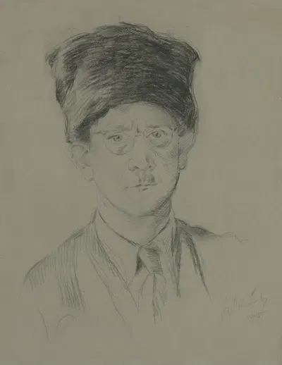 Self-Portrait by Штефан Полкораб, 1945 — digital art print download