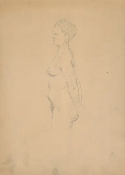 Sketchbook with nudes by Штефан Полкораб, 1901–1950 — digital art print download