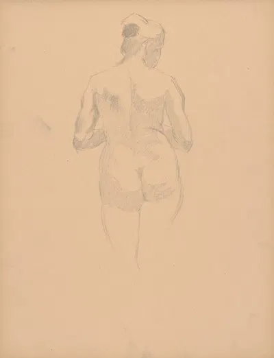 Sketchbook with nudes by Штефан Полкораб, 1901–1950 — digital art print download