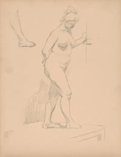 Sketchbook with nudes by Штефан Полкораб, 1901–1950 — digital art print download