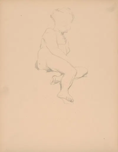 Sketchbook with nudes by Штефан Полкораб, 1901–1950 — digital art print download