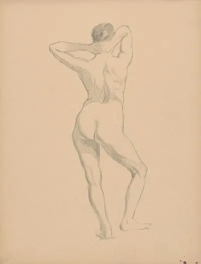 Sketchbook with nudes by Штефан Полкораб, 1901–1950 — digital art print download
