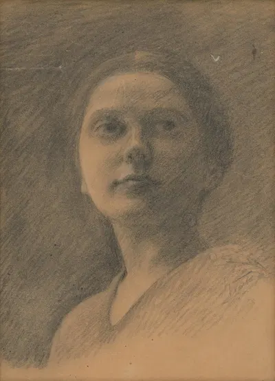 Portrait of a Young Woman by Штефан Страка, 1925–1930 — digital art print download