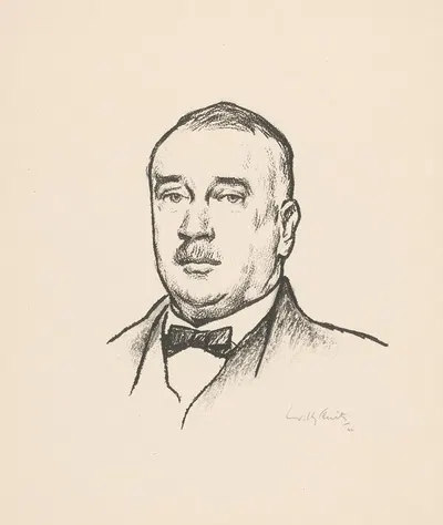 Portret van Eltjo Aldegondus van Beresteyn by Вилли Слуйтер, 1922 — digital art print download