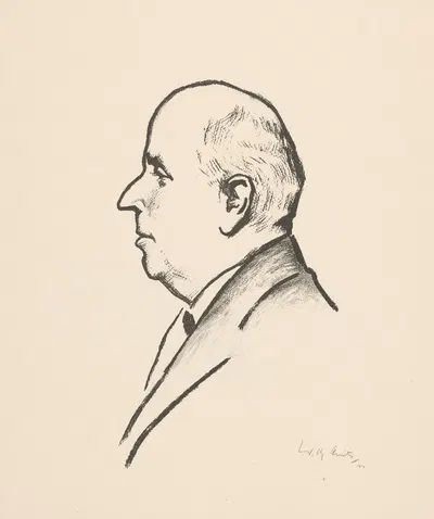 Portret van Jan van Leeuwen by Вилли Слуйтер, 1922 — digital art print download