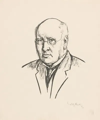 Portret van Rudolph Hendrik Saltet by Вилли Слуйтер, 1922 — digital art print download
