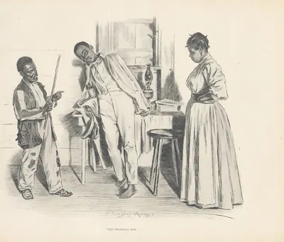 A prodigal son by J. Campbell Phillips, 1899 — digital art print download