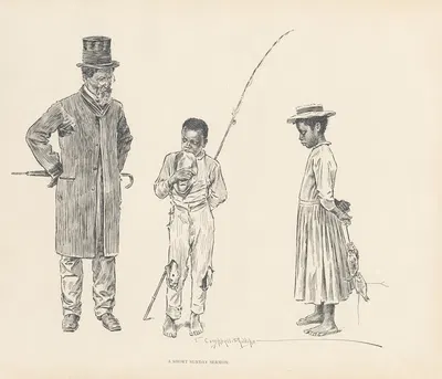A short Sunday Sermon by J. Campbell Phillips, 1899 — digital art print download