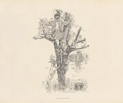 Between two fires by J. Campbell Phillips, 1899 — digital art print download