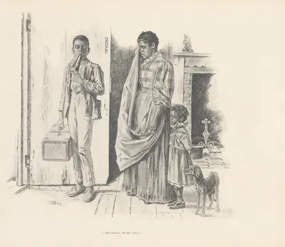 Breaking home ties by J. Campbell Phillips, 1899 — digital art print download