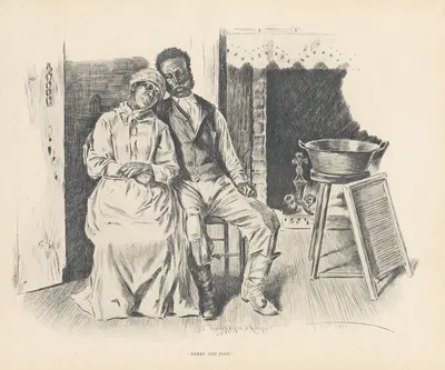 Darby and Joan by J. Campbell Phillips, 1899 — digital art print download