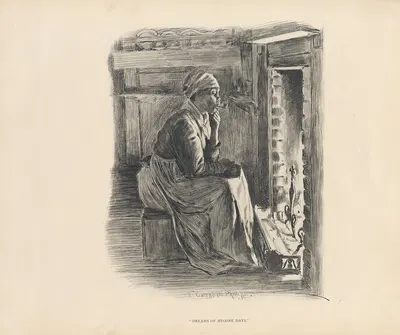 Dreams of bygone days by J. Campbell Phillips, 1899 — digital art print download
