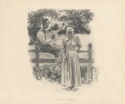 Just a song at twilight. by J. Campbell Phillips, 1899 — digital art print download