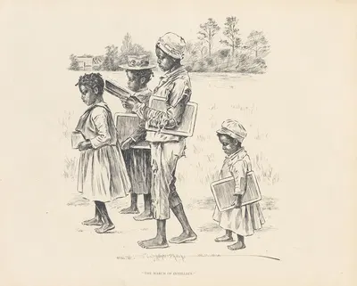 The march of intellect by J. Campbell Phillips, 1899 — digital art print download
