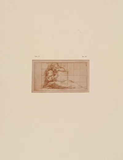 Correggio – Reclining figure by P. & D. Colnaghi, 1900 — digital art print download