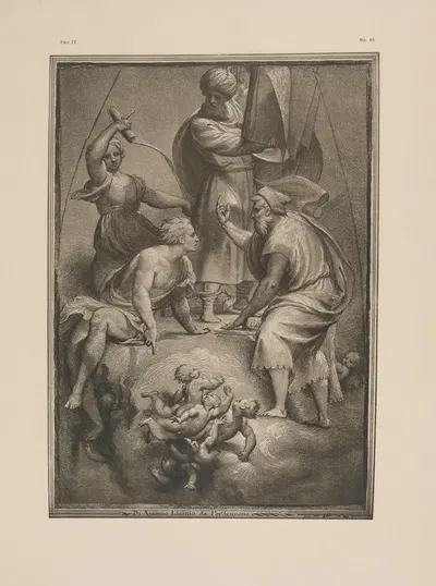 Giovanni Antonio Pordenone – Prophets and sibyls by P. & D. Colnaghi, 1900 — digital art print download