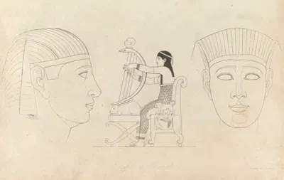 Egyptian female by Томас Бакстер, 1814 — digital art print download