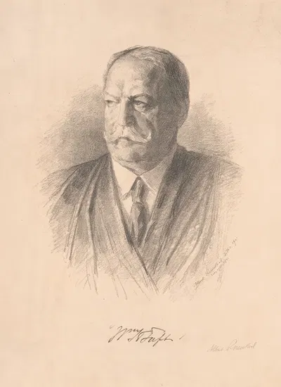 William. H. Taft by Альберт Розенталь — digital art print download