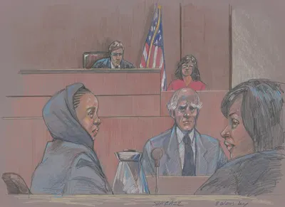 Qubilah Bahiyah Shabazz in court for plea deal in plot to assasinate Louis Farrakhan, Minneapolis, Minnesota by Brigitte…
