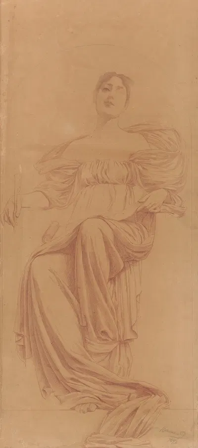 Romance by Джордж Рэндольф Барс, 1896 — digital art print download