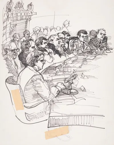 Select Committee on Presidential Campaign Activities by Joseph Papin, 1973 — digital art print download