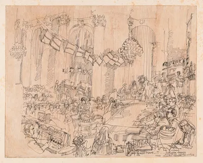Watergate hearings, dirty tricks inquiry, Senate Caucus Room, Washington, D.C., October 4, 1973 by Joseph Papin, 1973 —…