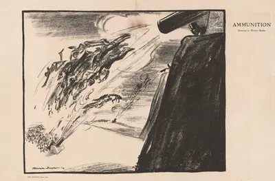 Ammunition by Maurice Becker, 1914 — digital art print download